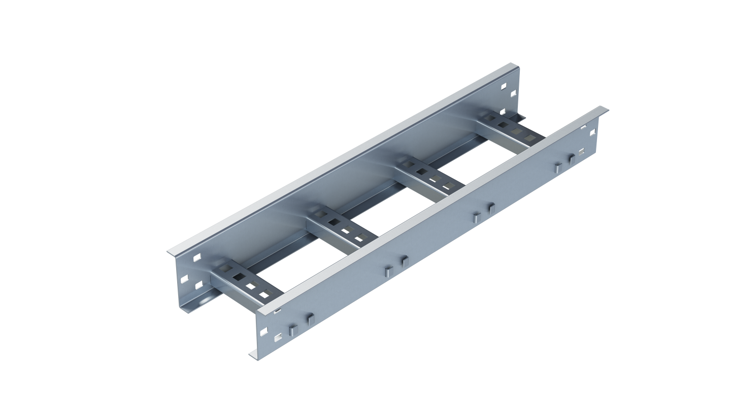 CHAROLA PORTACABLES DE ALUMINIO TIPO ESCALERA-image
