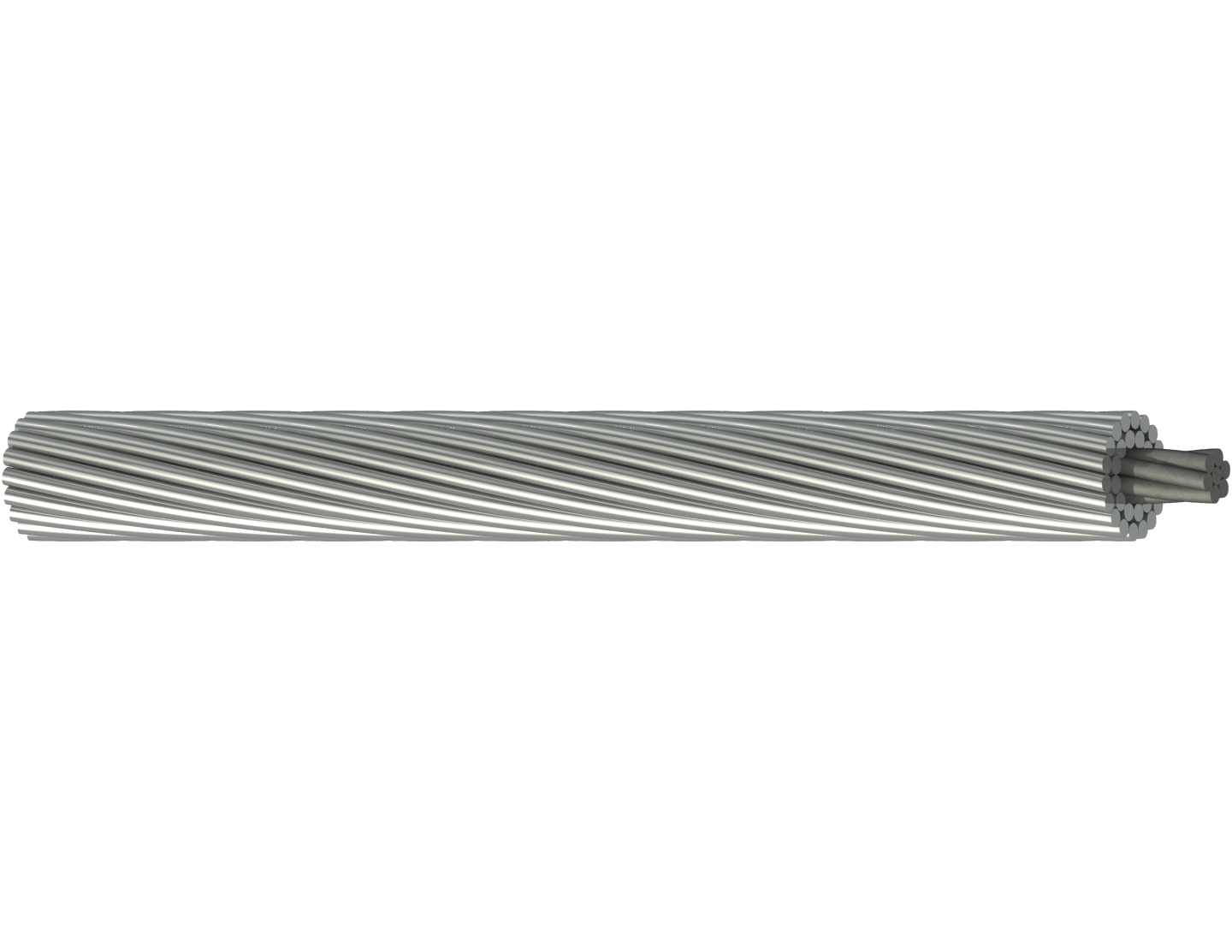 CABLES DE ALUMINIO DESNUDO CON NÚCLEO DE ACERO GALVANIZADO TIPO ACSR-image